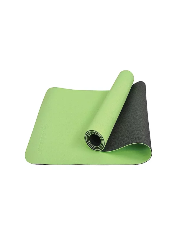 Preiswert SCHILDKRÖT Bicolor Yogamatte, Lime-Anthrazit, 4mm, PVC-frei, im Carrybag