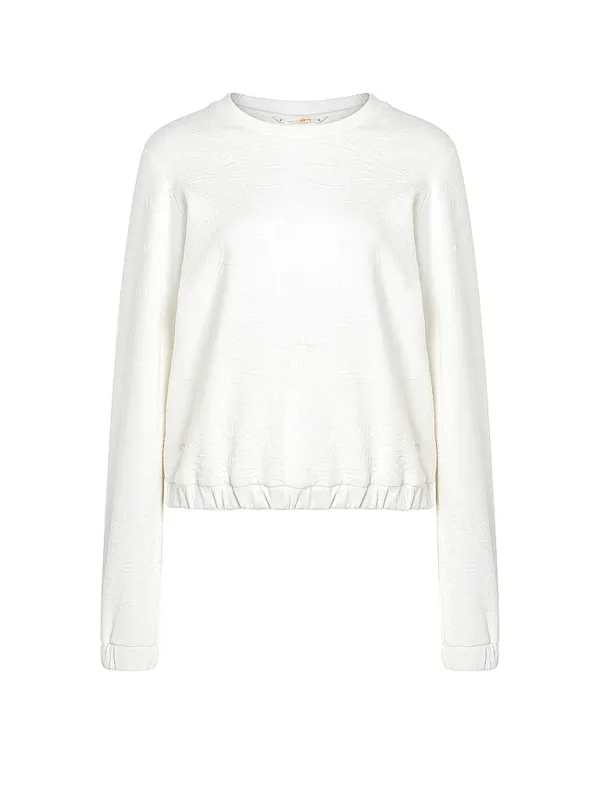 Sale SPIRIT OF OMDamen Yoga Sweater Gati Jacquard