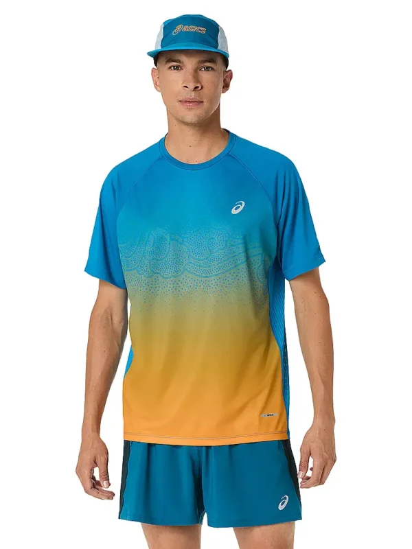 ASICSHerren Laufshirt Road Fade Schneller Versand