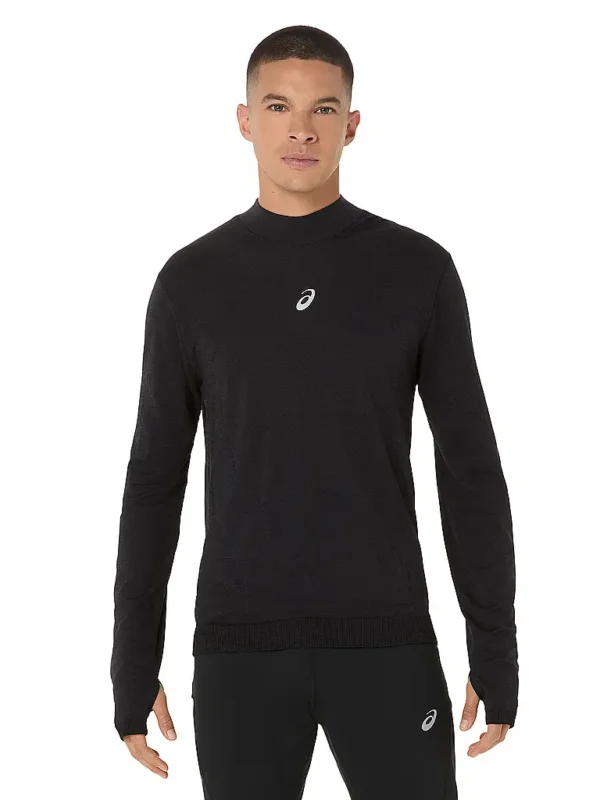 ASICSHerren Laufshirt Road Winter Seamless Preisknaller