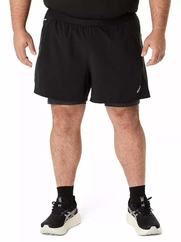 Mega-Angebot ASICSHerren Laufshorts Road 2in1 5in