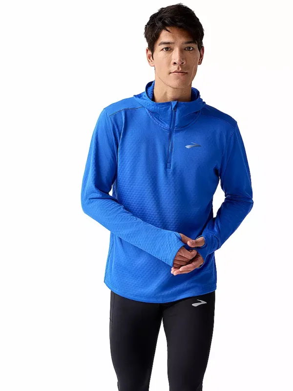 Markenprodukt BROOKSHerren Laufshirt Hoodie Notch Thermal 3.0