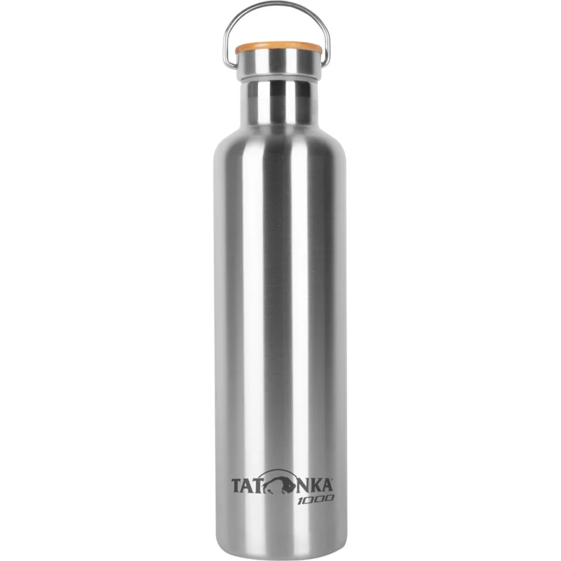Direkt Vom Hersteller Tatonka Hot + Cold Stuff Bamboo Lid 1000 - Thermoflasche