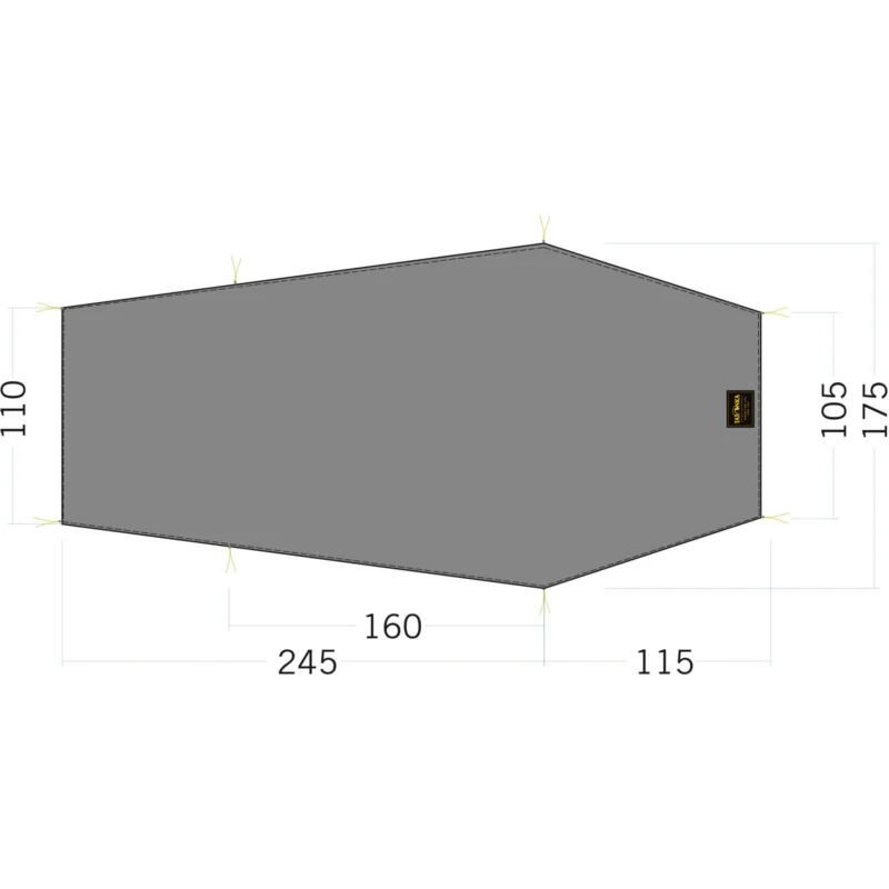 Tatonka Floor Sheet LT Gargia 3 - Zeltunterlage Sale