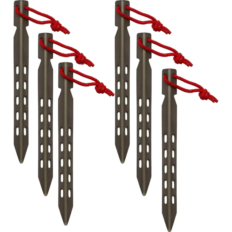 VARGO Titanium Ascent Tent Stake - Titanium Heringe Schnäppchen