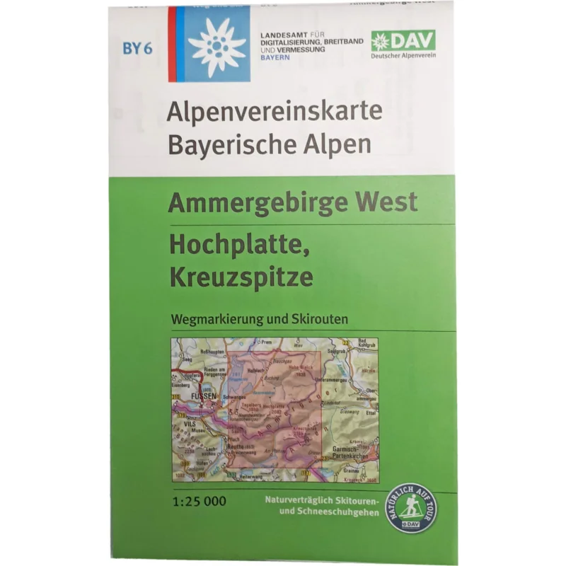 DAV BY06 Ammergebirge West Schneller Versand