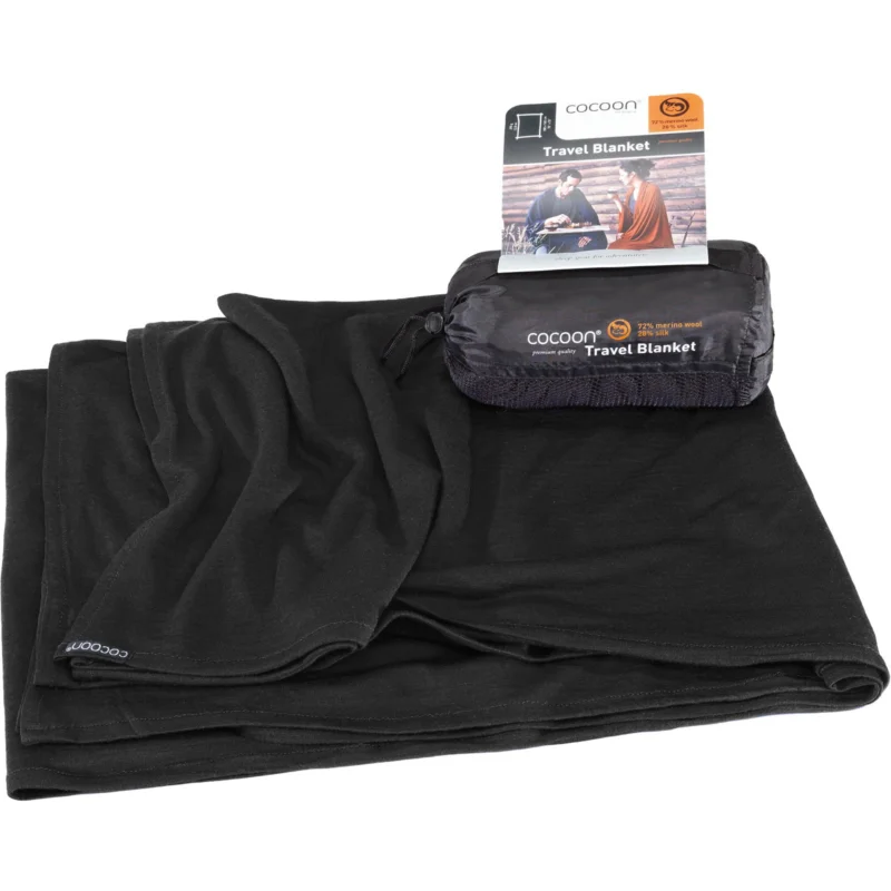 COCOON Merino Wool-Silk TravelBlanket - Decke Nur Heute