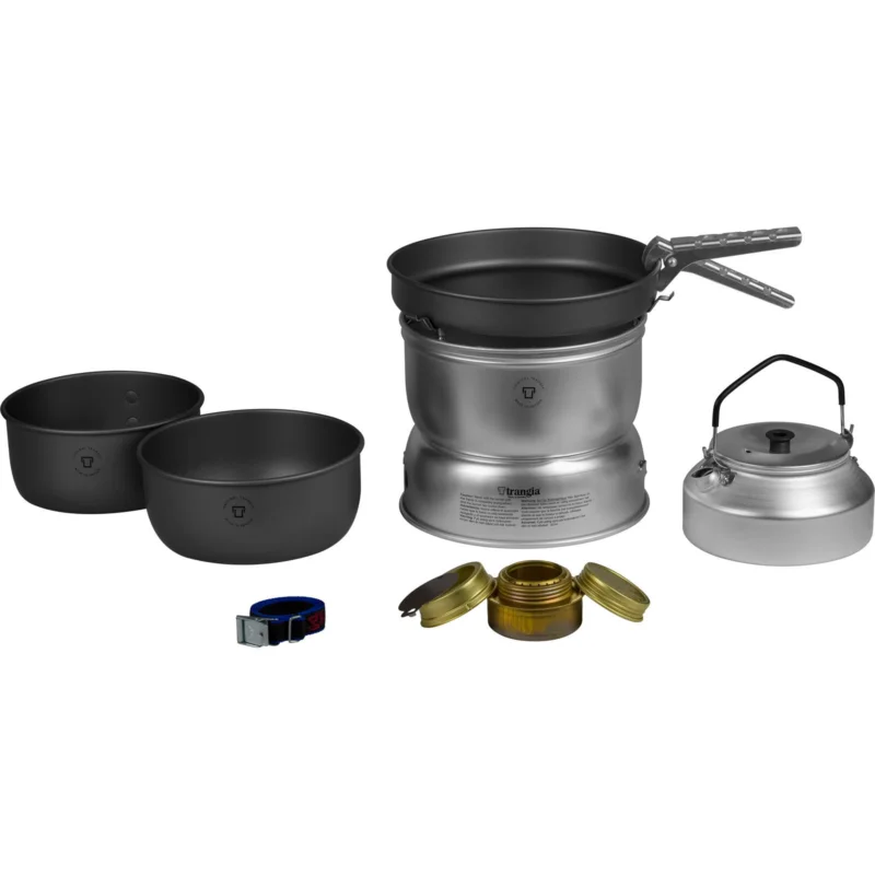 Schneller Versand Trangia Sturmkocher Set groß 25-8 UL-HA Spiritus - mit Wasserkessel