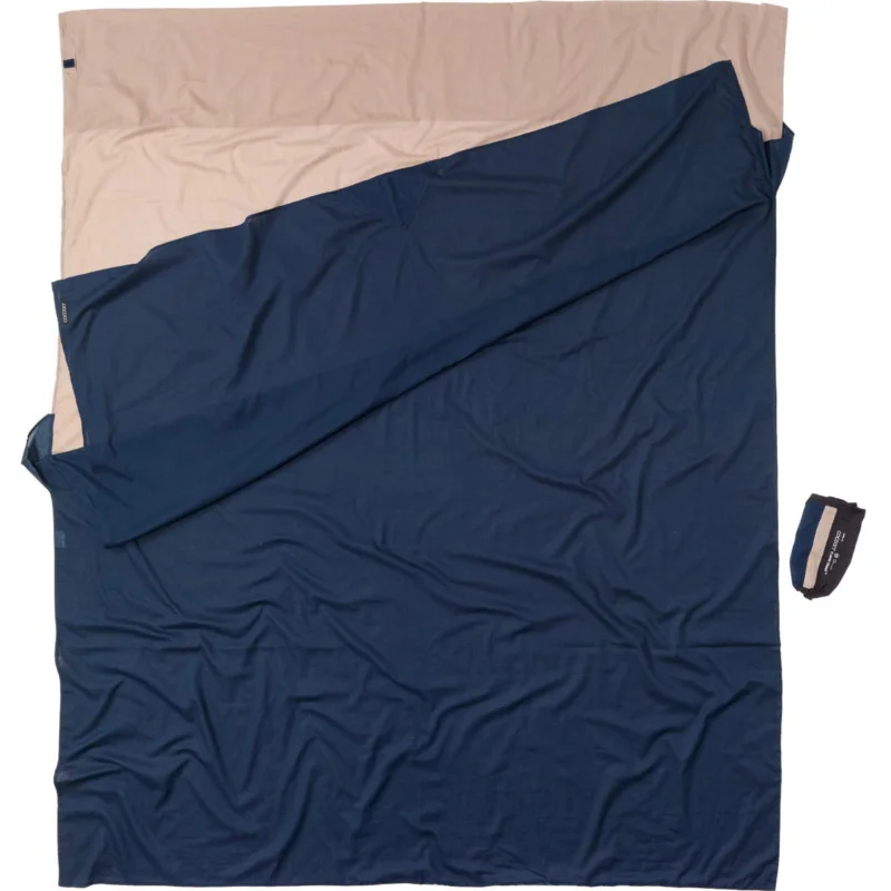 COCOON Egyptian Cotton TravelSheet Double Size Knallerangebot