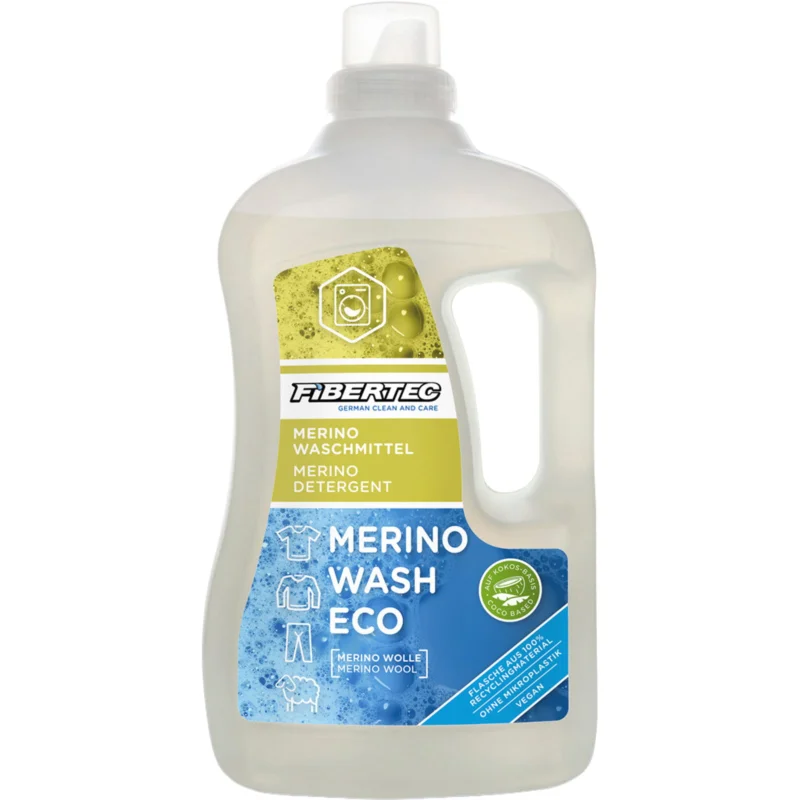 Markenprodukt FIBERTEC Merino Wash Eco 1,5 Liter - Spezial-Woll-Waschmittel