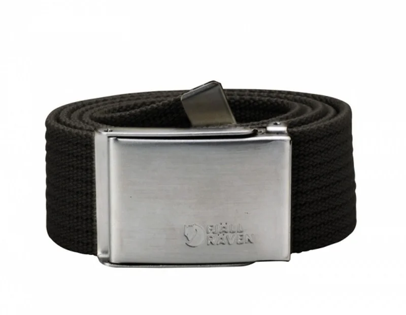 Fjällräven Canvas Belt Gürtel Stoffgürtel black Sichere Zahlung