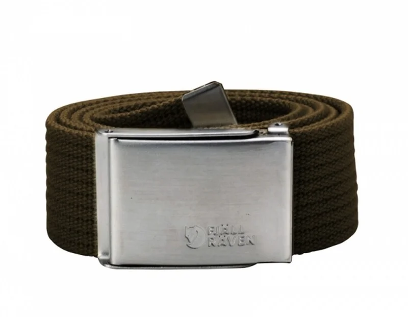 Markenware Fjällräven Canvas Belt Gürtel Stoffgürtel dark olive
