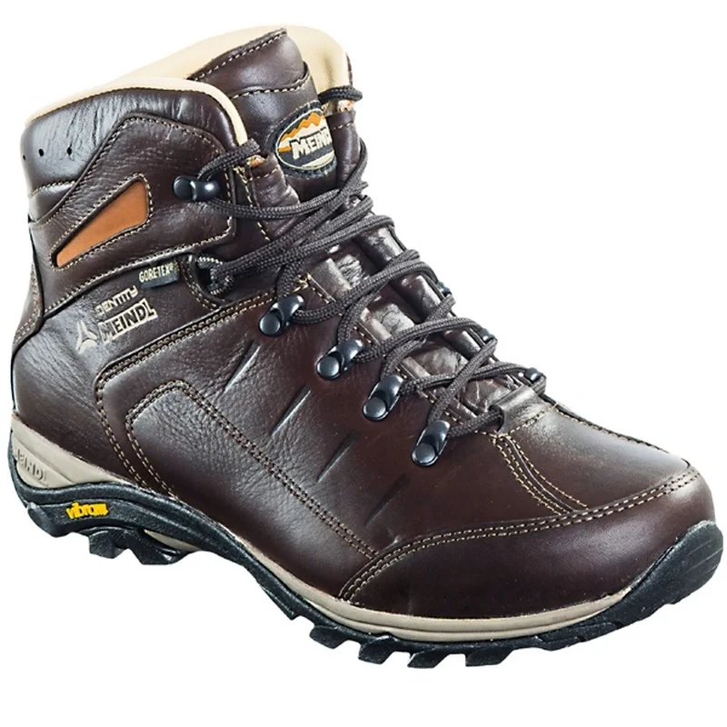 Meindl Tessin Identity Gore-Tex Herren Lederschuh mit Vibramsohle dunkelbraun Rabatt
