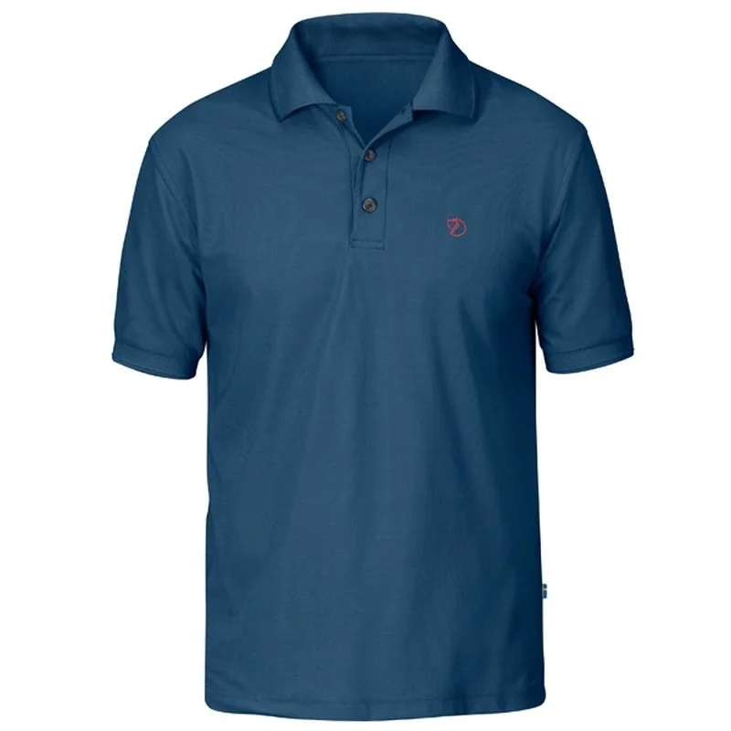 Fjällräven Crowley Piqué Shirt Herren Poloshirt uncle blue Top-Preis