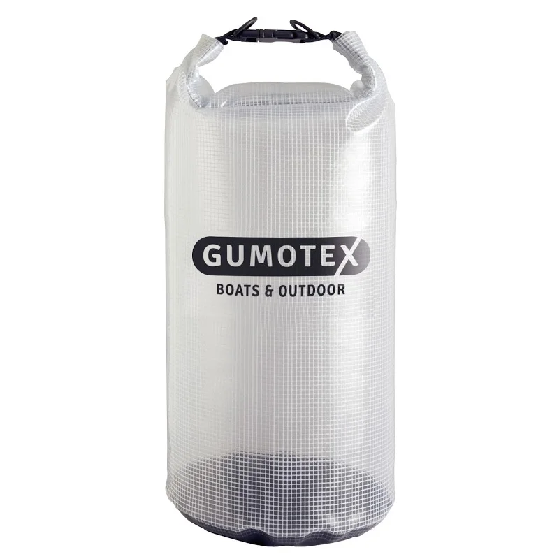 Gumotex Dry Bag wasserdichter Packsack Transparent 12L Ausverkauf
