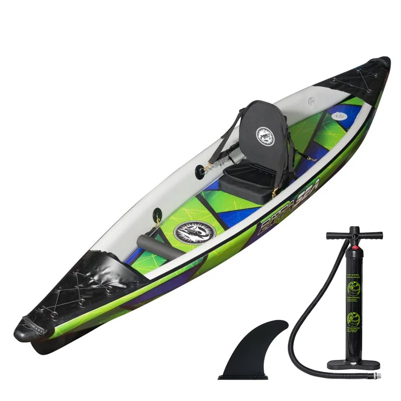 ExtaSea DS One 391 1er Tourenkajak Full Drop-Stitch Hochdruck Kajak Schlauchboot Top-Seller