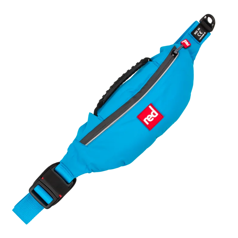 Letzte Chance Red Paddle Original Air Belt PFD selbstaufblasende Schwimmweste im Hüftgurt blue