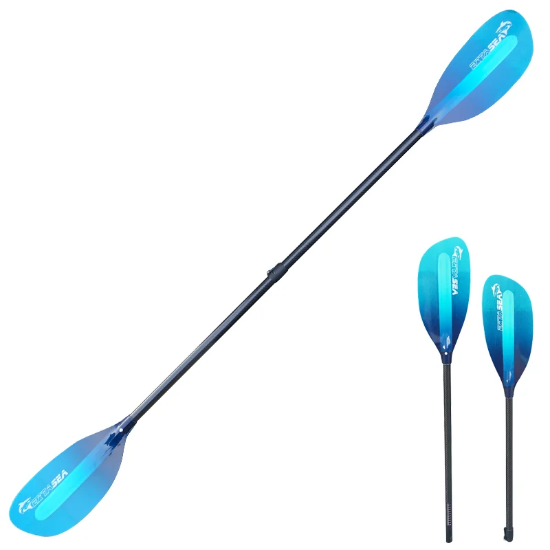ExtaSea Pro-XL Carbon Vario Doppelpaddel | 220-240cm | 2-teilig | blue-light blue Sofort Bestellen