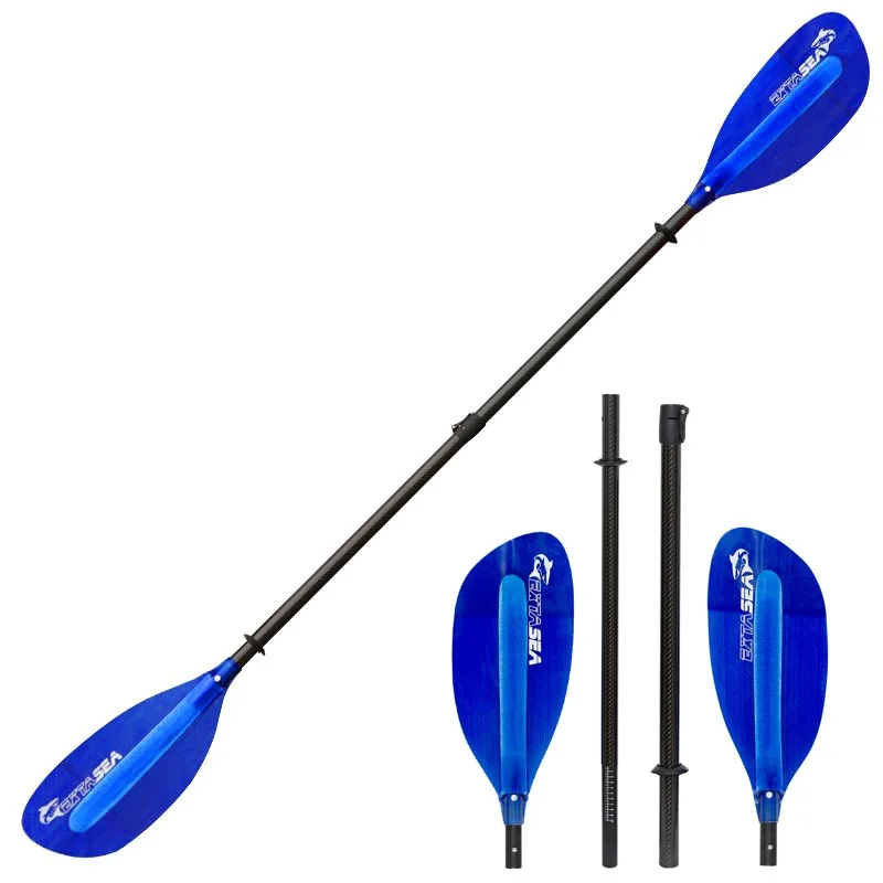 ExtaSea Pro-XL Carbon Vario Doppelpaddel | 220-240cm | 4-teilig | dark blue Neu