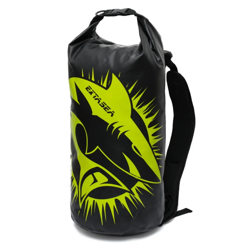 ExtaSea Dry Backpack wasserdichter Transport Rucksack Packsack schwarz lime Preisknaller