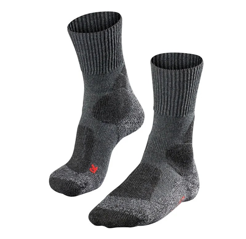 FALKE TK1 Damen Trekkingsocken Wandersocken asphalt melange Sichere Zahlung