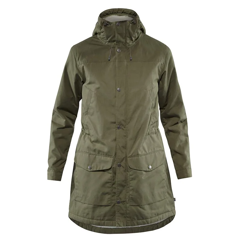 Fjällräven Greenland Winter Parka Damen Wintermantel Winterjacke laurel green Top-Preis
