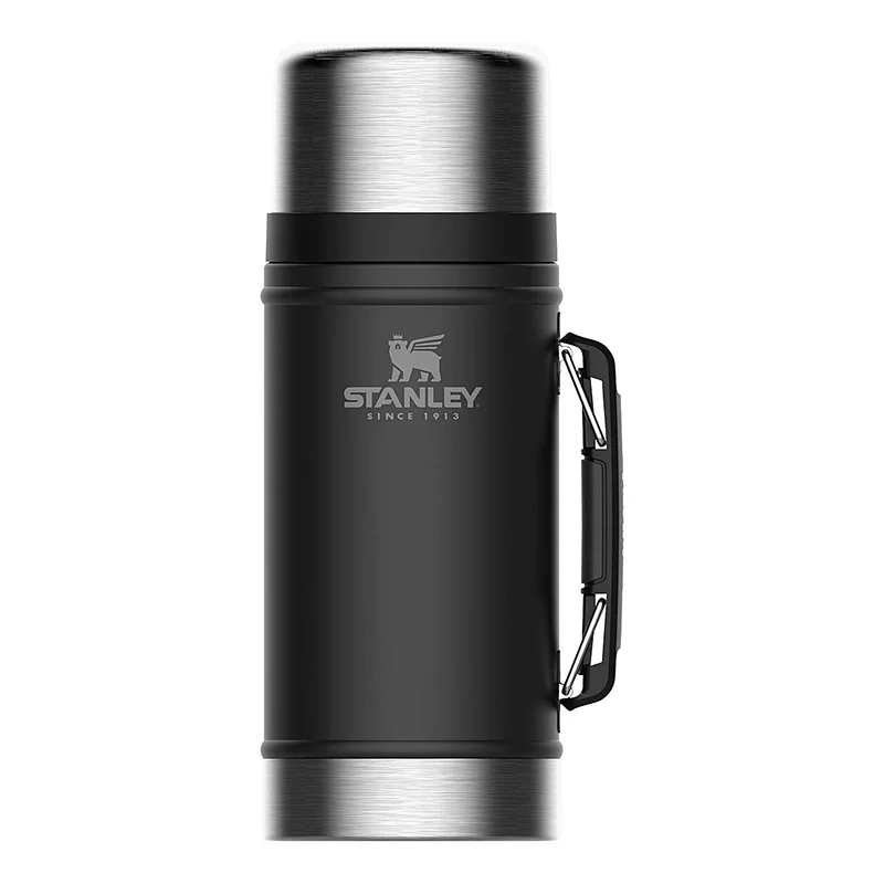 Schnäppchen Stanley Classic Food Container 0,94l Vakuum Edelstahl Isolierbecher schwarz