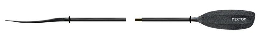 Preisknaller TNP Nekton Glass Carbon Tourenpaddel Kajak Doppelpaddel 2-tlg R30+75