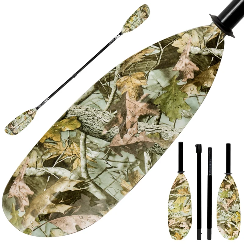 ExtaSea Hunter Vario Fiberglas Doppelpaddel Kajak GFK Paddel 4-teilig camouflage Sofort Bestellen