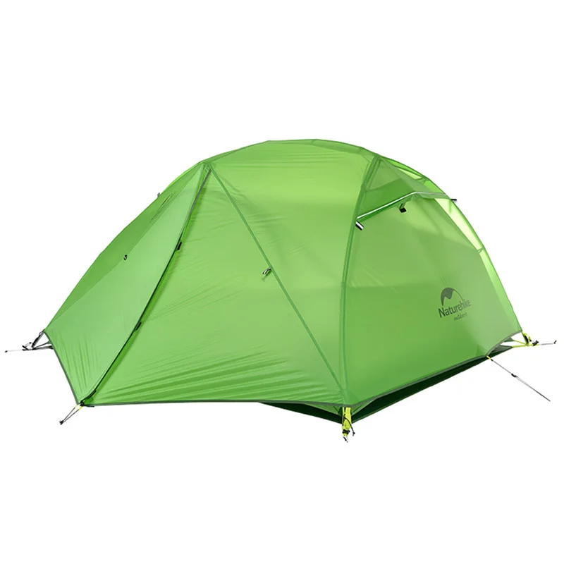 Bestpreis Naturehike Star River 2 SI Kuppelzelt ultraleicht 2 Personen wetterfest grün
