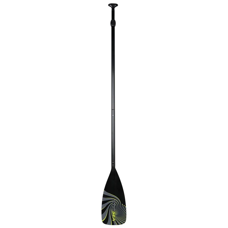 ExtaSea SUP Vario Aluminium Paddel 3-teilig black-lime Echt