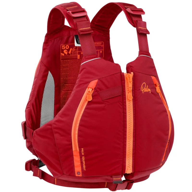 Palm Peyto PFD Paddelweste Sicherheits Tourenweste chilli Neue Kollektion