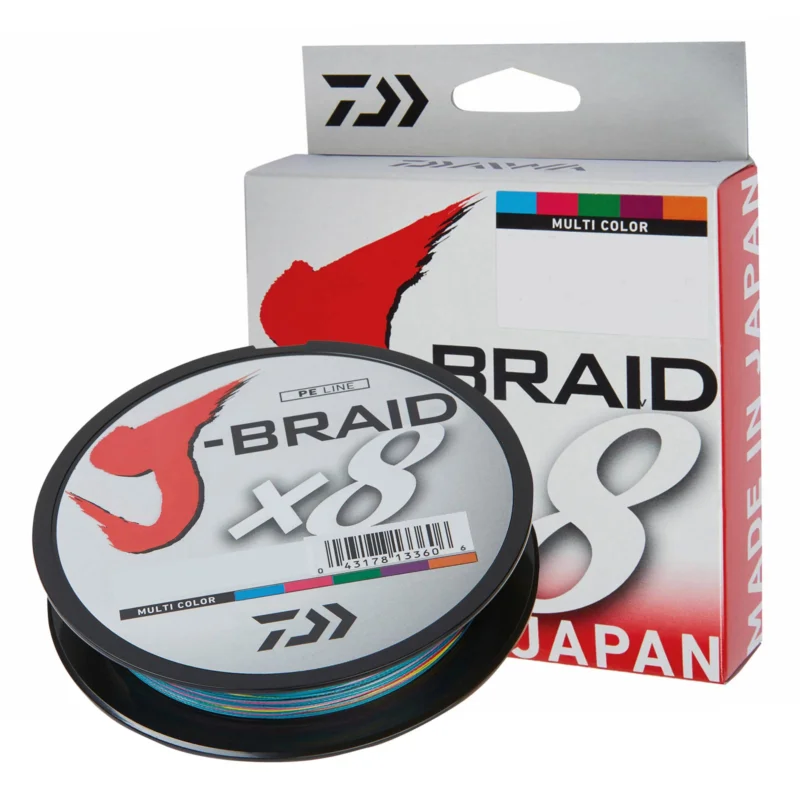 Kracherpreis Daiwa J-Braid X8 0.13mm-300m Multi-Color Geflochtene Schnur