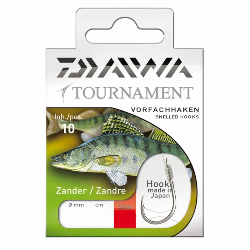 Daiwa Tournament Zanderhaken Gr.1 Gebundene Vorfachhaken Preisknaller