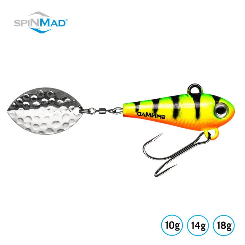 Neu SpinMad Originals Firetiger 18,0g Jig Spinner