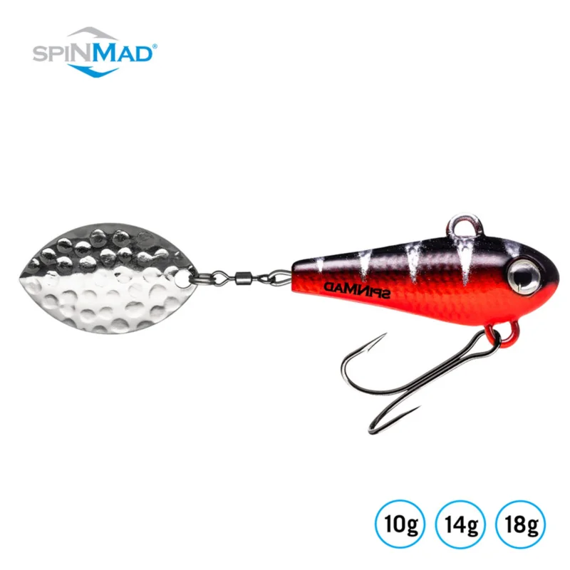 SpinMad Originals Black Perch 18,0g Jig Spinner Meistverkauft