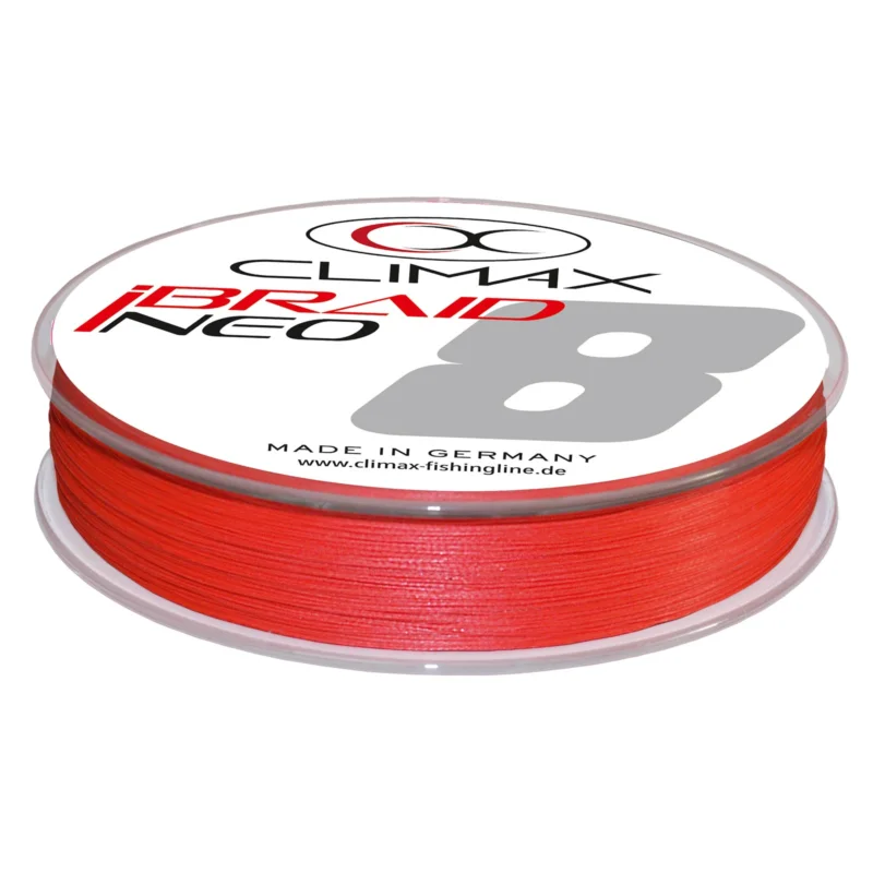 Climax iBraid NEO 135m 0,22mm fluo-red Geflochtene Angelschnur Must-Have
