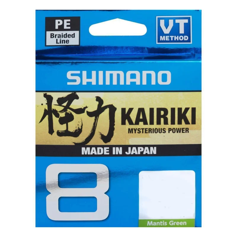 Shimano Kairiki 8 150m Mantis Green 0,16mm/10,3kg geflochtene Angelschnur Preisknaller