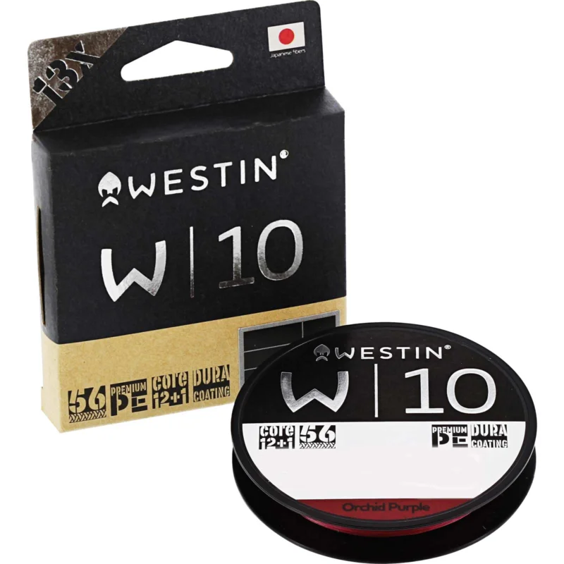Neuheit Westin W10 13 Braid Orchid Purple 0.26mm 135m 23.9kg Geflochtene Angelschnur