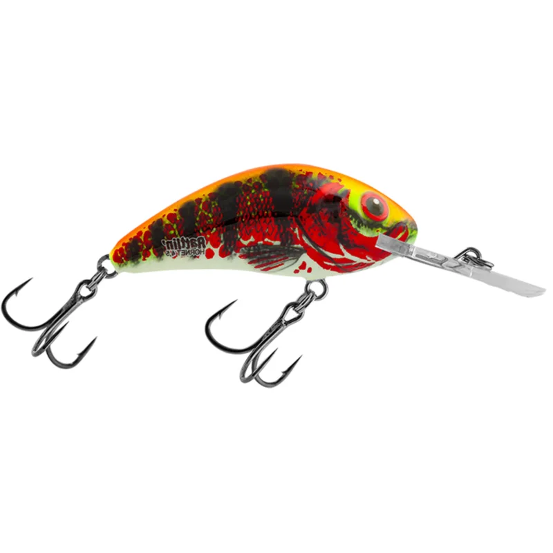 Preis Gesenkt Salmo Rattlin Hornet Floating 6,5cm Holo Red Perch Wobbler