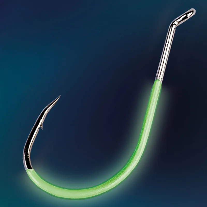 Behr Power-Haken selbstleuchtend Gr. 8/0 5 Stück / Pack Angelhaken Preisknaller