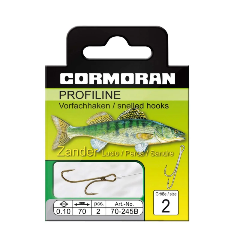 Super-Preis Cormoran Profiline Zander - Ryderhaken gebunden Gr.2