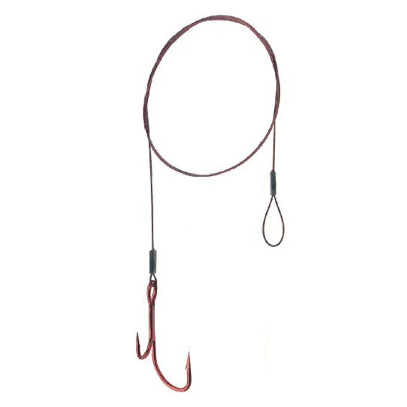Angebot flexonit VMC Ryderhaken 9402 0,20mm/4,5kg/60cm rot Gr. 4 Stahlvorfach
