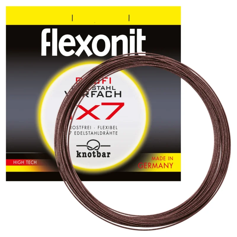 flexonit 1x7 Meterware 100m 0,21mm 4,1kg Stahlvorfach Letzte Chance
