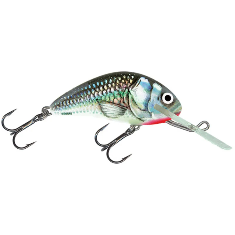 Salmo Hornet Floating 9cm Holographic Grey Shiner Wobbler Top-Seller