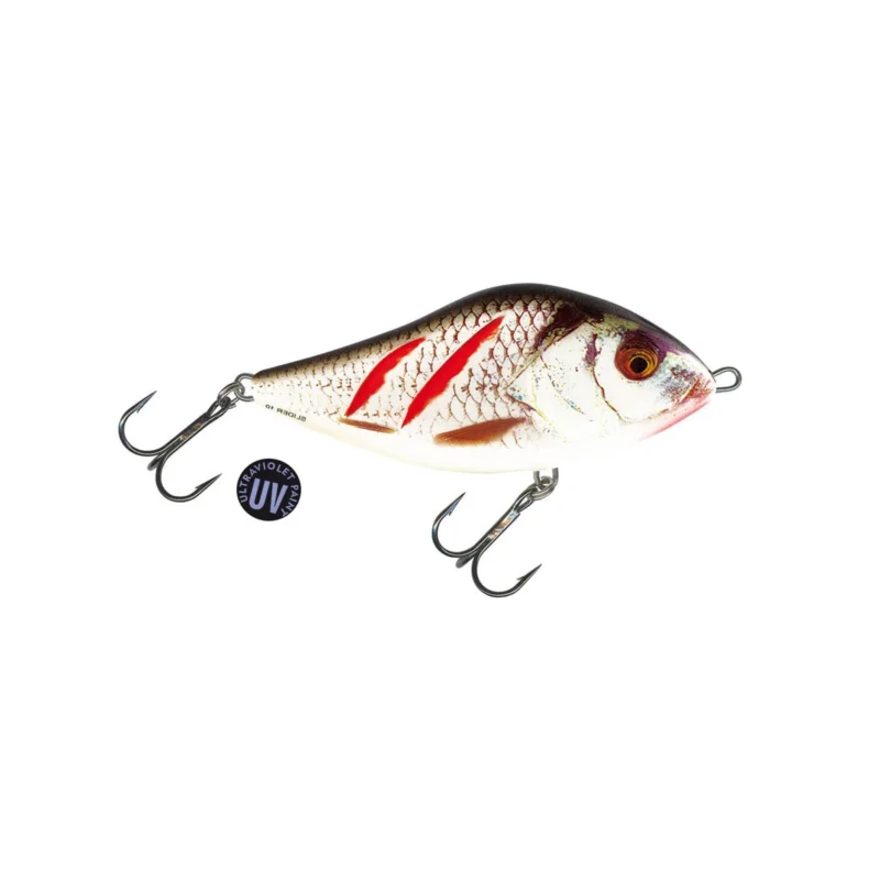 Salmo Slider 7cm Floating Wounded Real Grey Shiner Jerkbait Top-Seller
