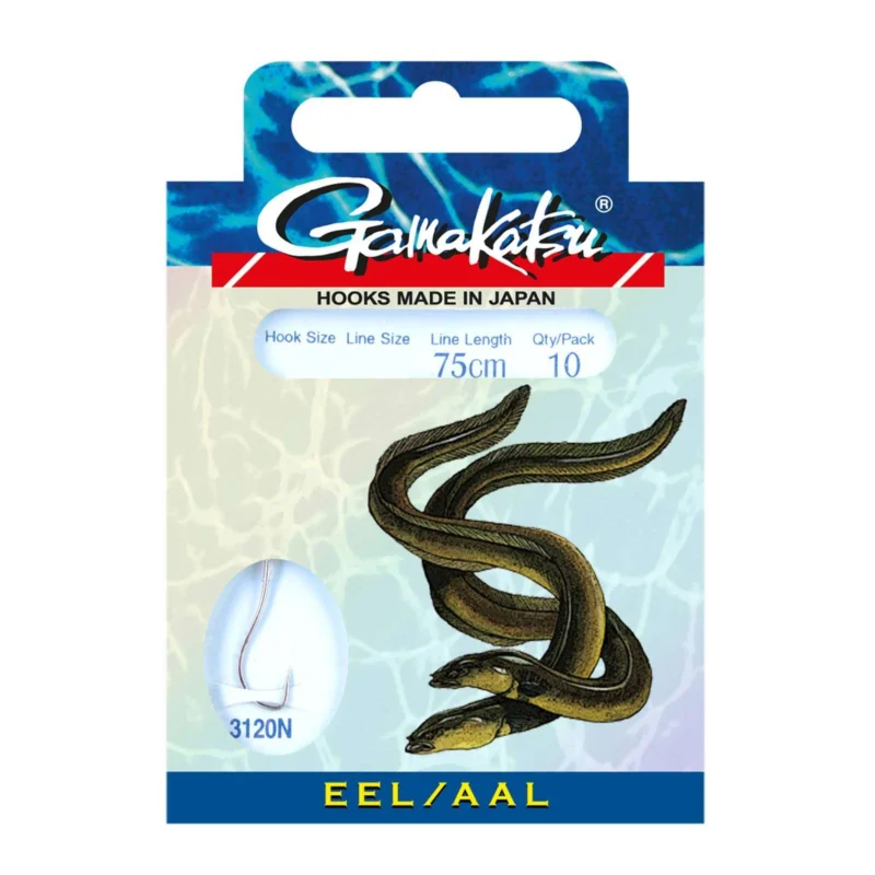 Preisknaller Gamakatsu Aal 75cm 3120N Gr.6 Vorfachhaken