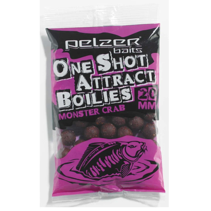 Neue Kollektion Pelzer One Shot Attract Boilies 250g Monster Crab