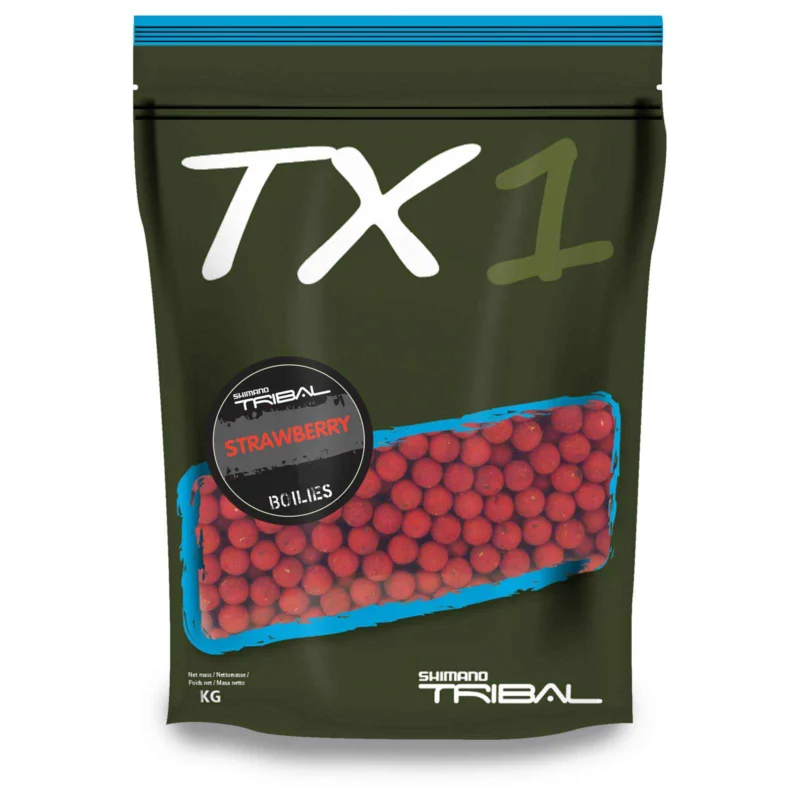 Bestseller Shimano TX1 Boilies Strawberry 20mm 5kg