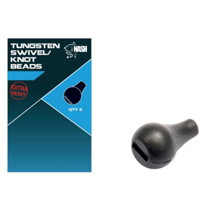 Preis Gesenkt Nash Cling On Tungsten Swivel/Knot Bead Large Karpfenangeln Zubehör